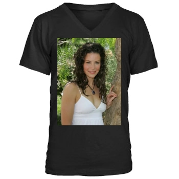 Evangeline Lilly Men's V-Neck T-Shirt