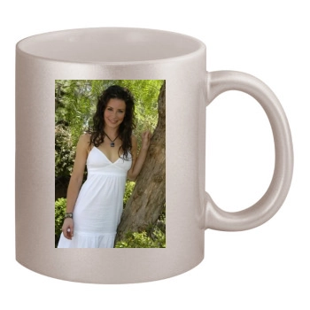 Evangeline Lilly 11oz Metallic Silver Mug