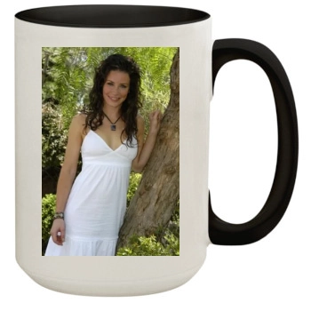 Evangeline Lilly 15oz Colored Inner & Handle Mug