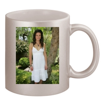 Evangeline Lilly 11oz Metallic Silver Mug