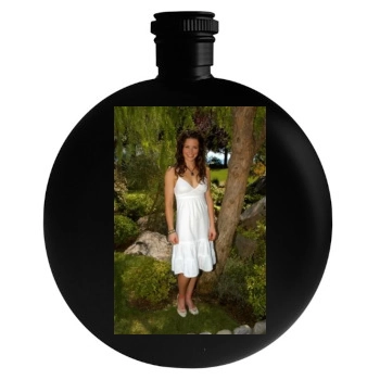 Evangeline Lilly Round Flask