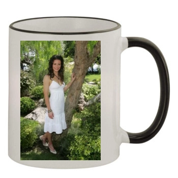 Evangeline Lilly 11oz Colored Rim & Handle Mug