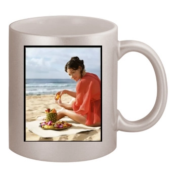 Evangeline Lilly 11oz Metallic Silver Mug