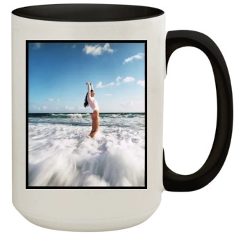 Evangeline Lilly 15oz Colored Inner & Handle Mug