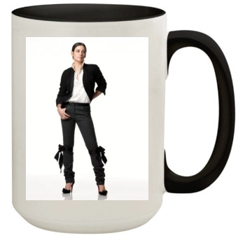 Evangeline Lilly 15oz Colored Inner & Handle Mug