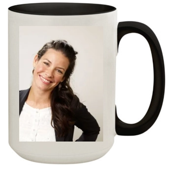 Evangeline Lilly 15oz Colored Inner & Handle Mug