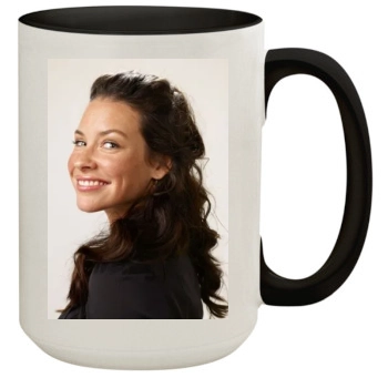 Evangeline Lilly 15oz Colored Inner & Handle Mug