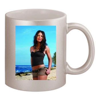 Evangeline Lilly 11oz Metallic Silver Mug