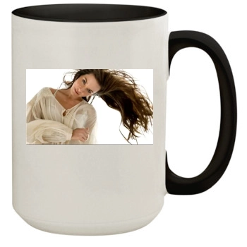 Evangeline Lilly 15oz Colored Inner & Handle Mug