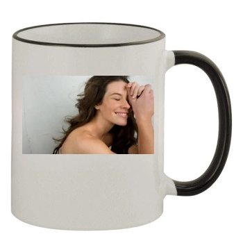 Evangeline Lilly 11oz Colored Rim & Handle Mug