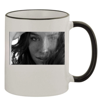 Evangeline Lilly 11oz Colored Rim & Handle Mug