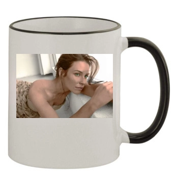 Evangeline Lilly 11oz Colored Rim & Handle Mug