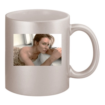 Evangeline Lilly 11oz Metallic Silver Mug