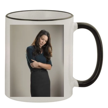 Evangeline Lilly 11oz Colored Rim & Handle Mug