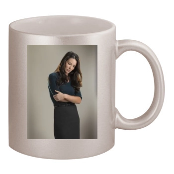 Evangeline Lilly 11oz Metallic Silver Mug