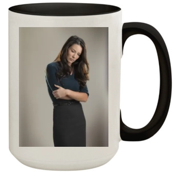 Evangeline Lilly 15oz Colored Inner & Handle Mug