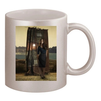 Evangeline Lilly 11oz Metallic Silver Mug