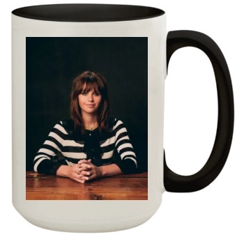 Felicity Jones 15oz Colored Inner & Handle Mug