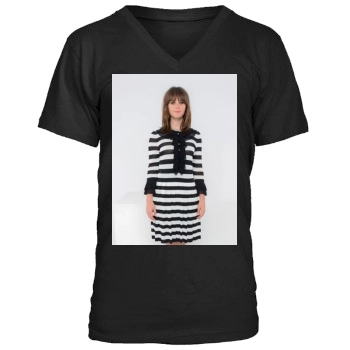 Felicity Jones Men's V-Neck T-Shirt