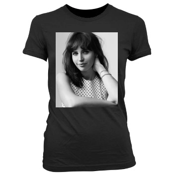 Felicity Jones Women's Junior Cut Crewneck T-Shirt