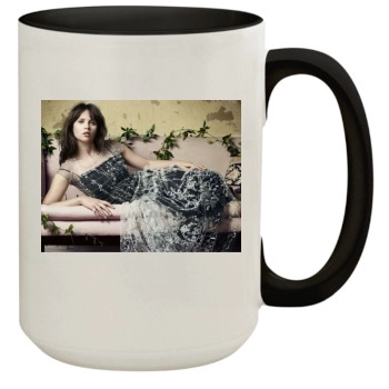 Felicity Jones 15oz Colored Inner & Handle Mug