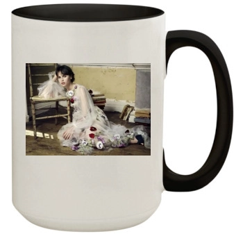 Felicity Jones 15oz Colored Inner & Handle Mug