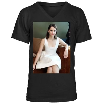 Felicity Jones Men's V-Neck T-Shirt