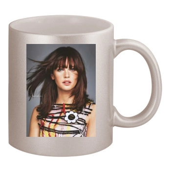 Felicity Jones 11oz Metallic Silver Mug