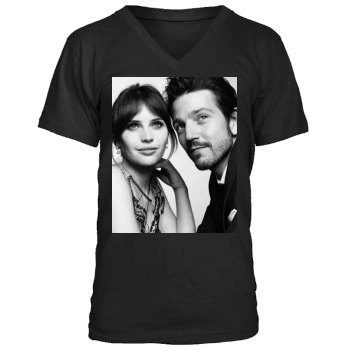 Felicity Jones Men's V-Neck T-Shirt