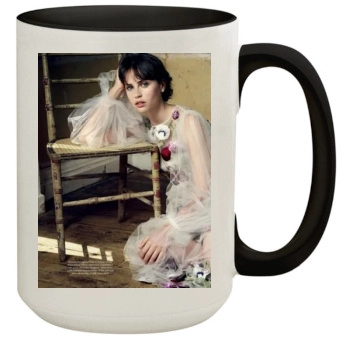 Felicity Jones 15oz Colored Inner & Handle Mug