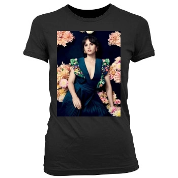 Felicity Jones Women's Junior Cut Crewneck T-Shirt