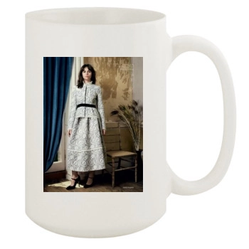 Felicity Jones 15oz White Mug