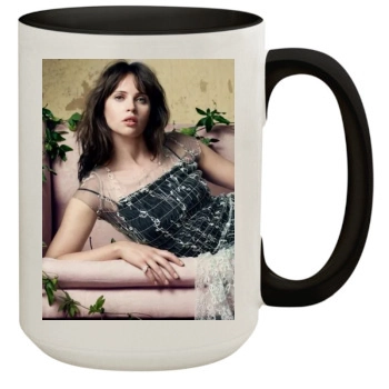 Felicity Jones 15oz Colored Inner & Handle Mug