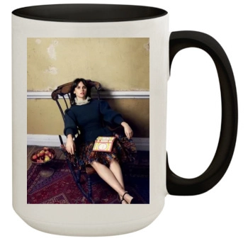 Felicity Jones 15oz Colored Inner & Handle Mug