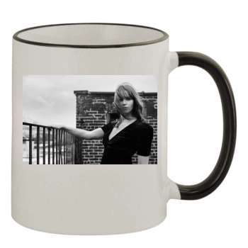 Felicity Jones 11oz Colored Rim & Handle Mug