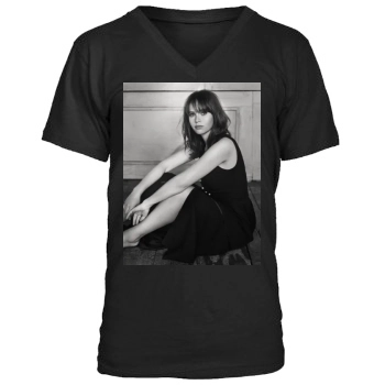 Felicity Jones Men's V-Neck T-Shirt