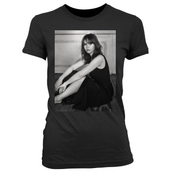 Felicity Jones Women's Junior Cut Crewneck T-Shirt