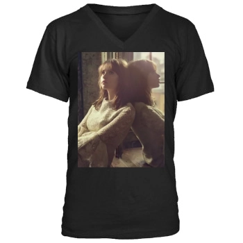 Felicity Jones Men's V-Neck T-Shirt