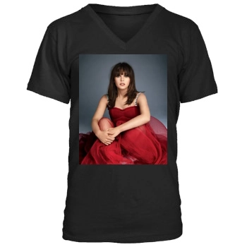 Felicity Jones Men's V-Neck T-Shirt