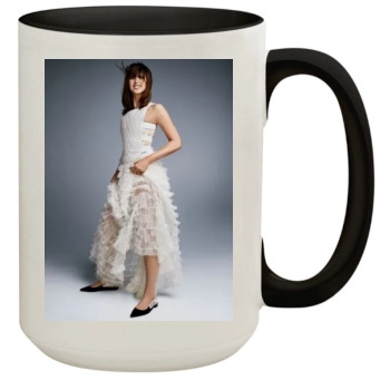 Felicity Jones 15oz Colored Inner & Handle Mug