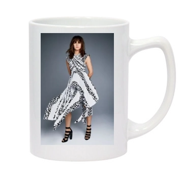 Felicity Jones 14oz White Statesman Mug