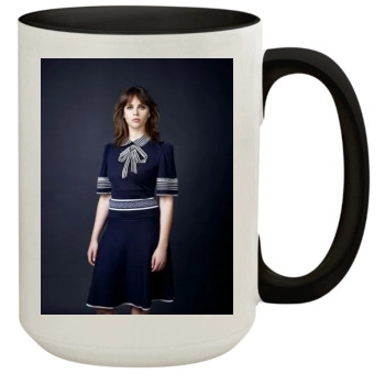 Felicity Jones 15oz Colored Inner & Handle Mug