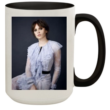 Felicity Jones 15oz Colored Inner & Handle Mug