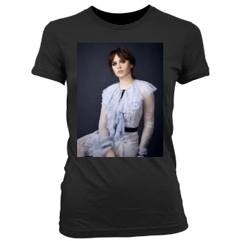 Felicity Jones Women's Junior Cut Crewneck T-Shirt