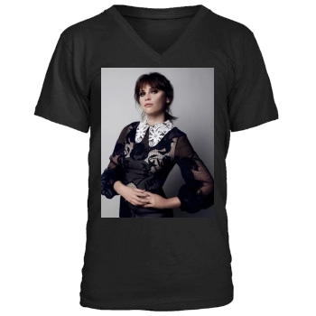 Felicity Jones Men's V-Neck T-Shirt