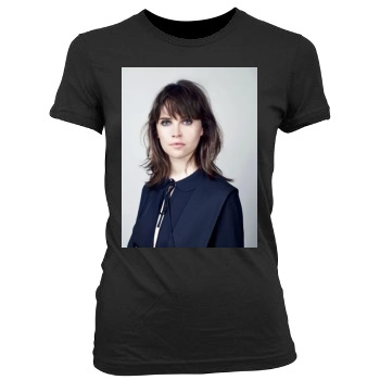 Felicity Jones Women's Junior Cut Crewneck T-Shirt