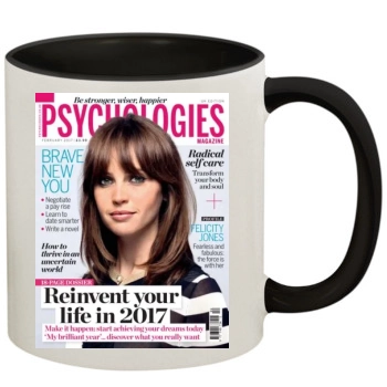 Felicity Jones 11oz Colored Inner & Handle Mug