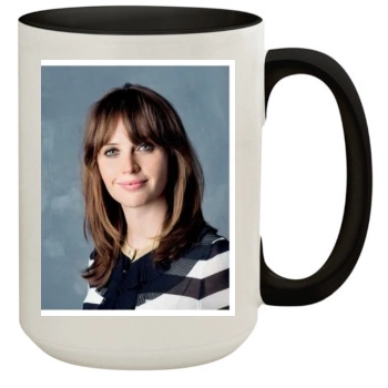 Felicity Jones 15oz Colored Inner & Handle Mug