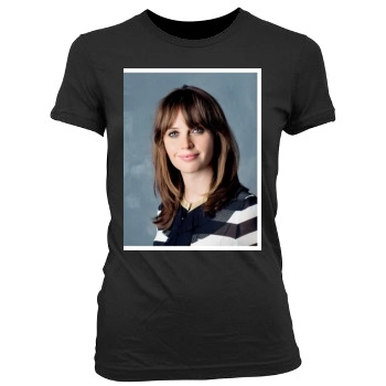 Felicity Jones Women's Junior Cut Crewneck T-Shirt