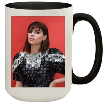 Felicity Jones 15oz Colored Inner & Handle Mug